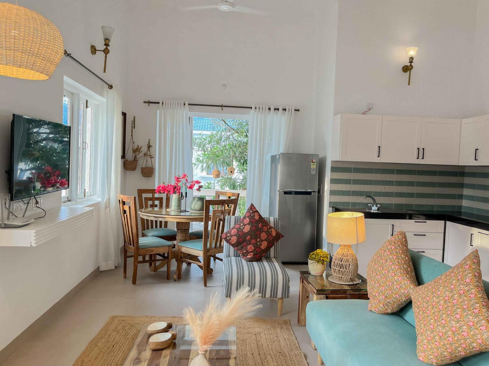 Rainforest - Casa Azure 5 Min Walk To The Beach Calangute Zimmer foto