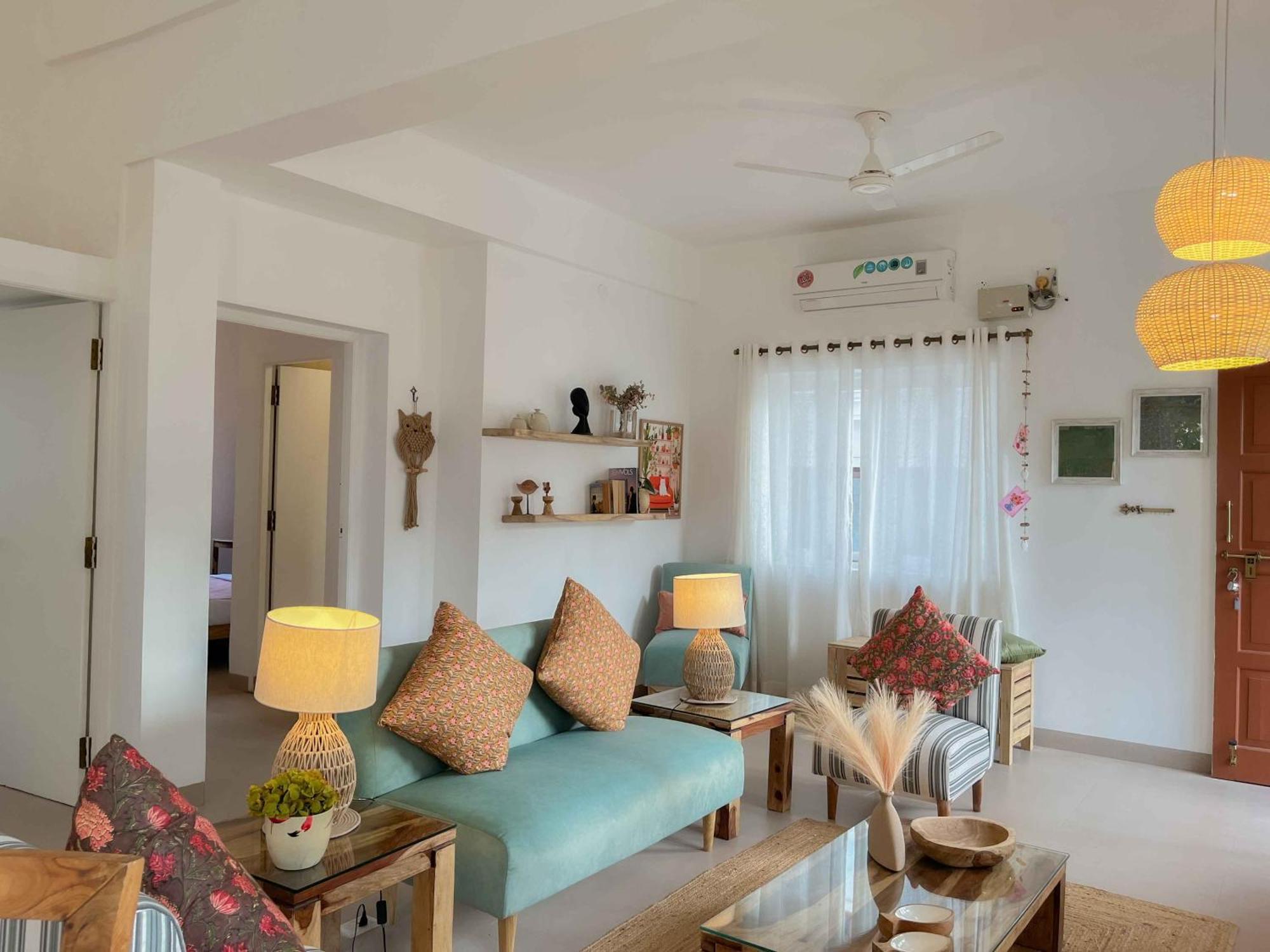 Rainforest - Casa Azure 5 Min Walk To The Beach Calangute Zimmer foto